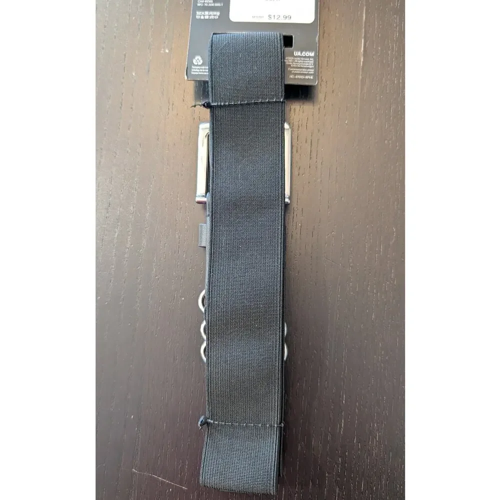 Under Armour Men's Baseball Belt Black OSFA Adjustable to 42 NWT